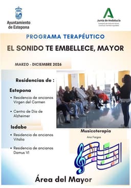 El Ayuntamiento presenta una nueva edición del programa ‘El sonido te embellece’, una iniciativa de musicoterapia para personas mayores