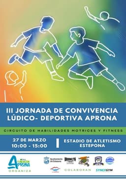El Estadio de Atletismo acogerá el día 27 la III Jornada de Convivencia Lúdico-Deportiva Aprona
