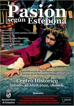 Casi un centenar de vecinos representarán  ‘La Pasión según Estepona’ en las calles del casco antiguo
