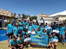 La Escuela de Natación de Espona celebra la 4ª prueba del XXXIX Circuito Provincial de Natación de Verano de la Diputación de Málaga