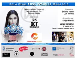 Gala final MISS WORLD SPAIN 2015