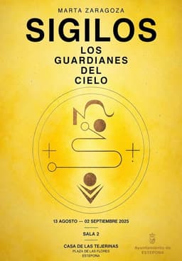 Marta Zaragoza expone una muestra de arte de la colección ‘Sigilos’ en la Casa de Las Tejerinas