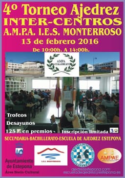 IV TORNEO DE AJEDREZ INTERCENTROS