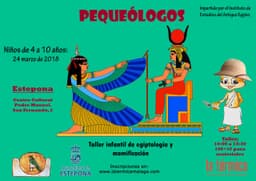 TALLER INFANTIL: "PEQUEÓLOGOS"