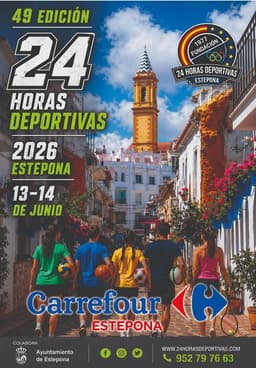 El Ayuntamiento de Estepona colabora un año más en la organización de una nueva edición de las 24 Horas Deportivas