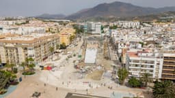 El Ayuntamiento da un nuevo impulso a las obras del bulevar  con la finalización de las canalizaciones de redes soterradas y la cimentación del parking al 75% de ejecución
