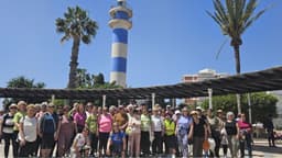 Mayores de Estepona participan en Torre del Mar en las Jornadas de Marcha Nórdica de la Diputación Provincial 2026