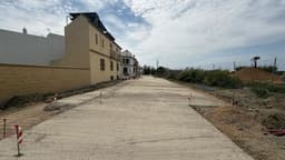 Avanzan las obras de la primera fase de remodelación integral de las principales vías de Cancelada