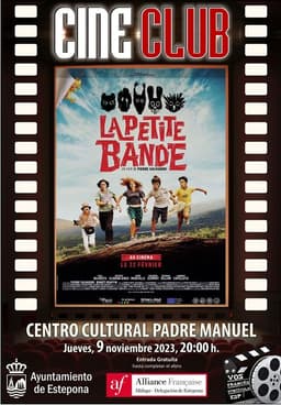 El Cine-Club prosigue la temporada de otoño con la proyección de la comedia francesa ‘La petite bande’, en el Centro Cultural Padre Manuel