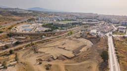 El Ayuntamiento ultima la fase de excavación en las obras del velódromo, que incluye campo de fútbol 11 y las primeras instalaciones de rugby en la ciudad