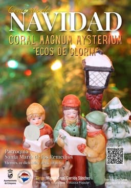 La Coral Magnum Mysterium de Estepona ofrecerá este viernes su Tradicional Concierto Extraordinario de Navidad, en la Parroquia Santa María de los Remedios 