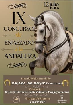 El Ayuntamiento convoca el IX Concurso de Enjaezado a la Andaluza en el marco de la Feria y Fiestas Mayores de Estepona