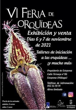 El Parque Botánico Orquidario de Estepona acoge este fin de semana la VI Feria de Orquídeas
