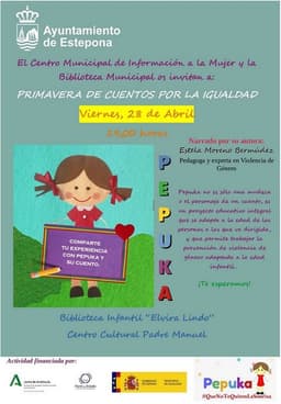El Ayuntamiento celebra una nueva edición de la actividad ‘Primavera de cuentos por la igualdad’ para educar en estos valores y prevenir la violencia de género