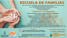 El Ayuntamiento y Horizonte-Proyecto Hombre organizan una nueva edición de la Escuela de Familias para abordar la educación emocional de los jóvenes