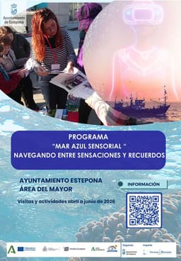 El Ayuntamiento organiza la actividad ‘Mar Azul Sensorial’ para personas mayores y colectivos vulnerables