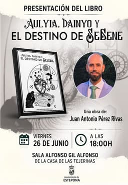 El autor Juan Antonio Pérez Rivas presenta mañana el libro ‘Aulyia, Dainyo y el destino de Selene’ en La Casa de Las Tejerinas