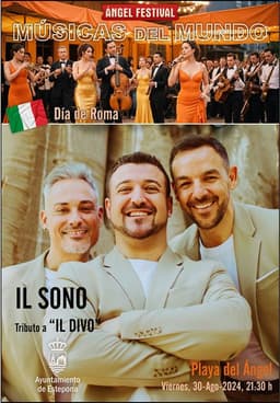 El Ayuntamiento organiza la tercera edición del ‘Ángel Festival. Músicas del Mundo’ con el mejor sonido de Italia, Estados Unidos y Argentina