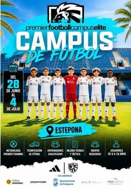 El Estadio Municipal de Atletismo acogerá el Campus de Verano Premier de Fútbol