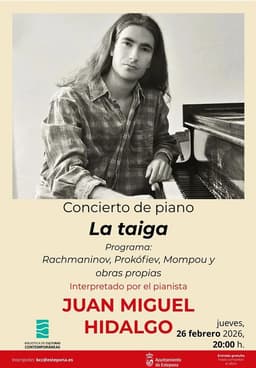 El granadino Juan Miguel Hidalgo ofrecerá un concierto de piano en el Mirador del Carmen