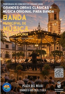 Grandes Obras Clásicas y Música original para Banda, en el tercer concierto de verano de la Banda Municipal