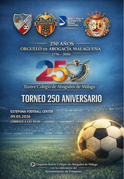 Estepona acoge este sábado un torneo de fútbol preparatorio para el Campeonato de España de Colegios de Abogados