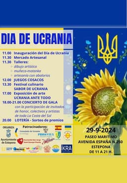 Estepona celebra este domingo el Día de Ucrania dentro del programa para fomentar la participación del residente extranjero