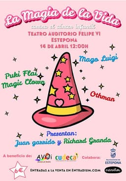 Estepona acoge el espectáculo ‘La Magia de la Vida’, a beneficio de Avoi y la Fundación Cudeca