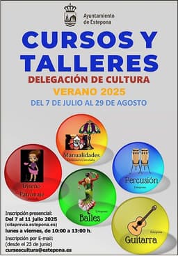 El Ayuntamiento abre hoy el plazo de inscripción en los Cursos de Verano de la Delegación Cultura