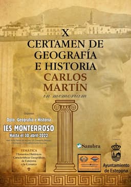 El IES Monterroso de Estepona convoca el X Certamen de Geografía e Historia en memoria del catedrático Carlos Martín 
