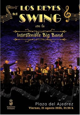 La Insostenible Big Band presenta en la Plaza del Ajedrez el espectáculo ‘Los Reyes del Swing’