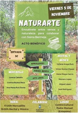 El Centro Cultural Padre Manuel acogerá ‘Naturarte’, un evento solidario que recaudará fondos para recuperar Sierra Bermeja