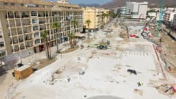El Ayuntamiento avanza en la obra del futuro bulevar con la urbanización de la cubierta del parking 