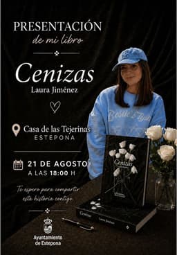 La escritora local Laura Jiménez presenta el poemario ‘Cenizas’, en La Casa de Las Tejerinas