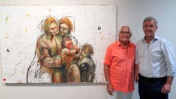 El Mirador del Carmen acoge la exposición ‘De la figura a la materia’ del pintor Alejandro Hermann