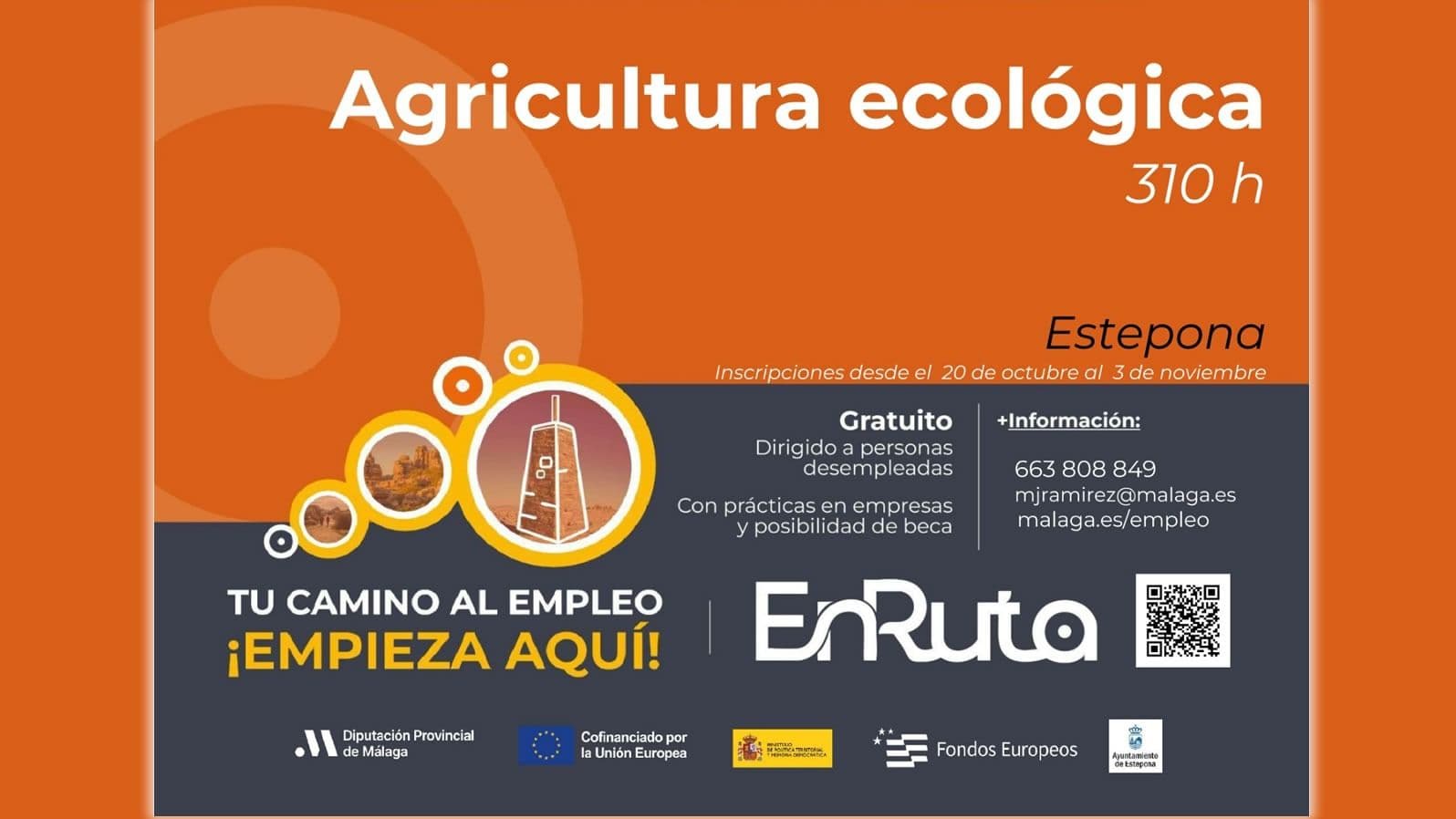 Estepona acogerá un curso gratuito de Agricultura Ecológica para personas desempleadas