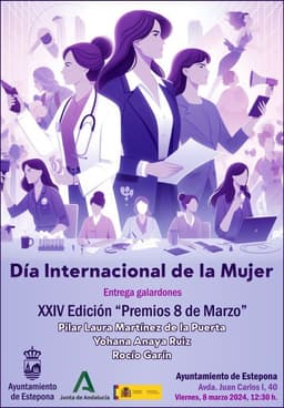 El Ayuntamiento reconoce con los ‘Premios 8 de Marzo’ a tres mujeres por su trabajo a favor de la igualdad en el ámbito de las artes