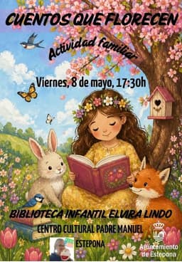 La Biblioteca del Centro Cultural Padre Manuel acoge este viernes el cuentacuentos ‘Cuentos que florecen’
