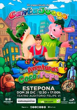 CantaJuego presenta el espectáculo ‘Las aventuras de Coco y Pepe’ en el Teatro Auditorio Felipe VI