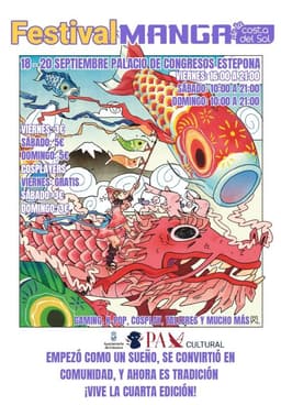Estepona acoge la cuarta edición del Festival Manga de la Costa del Sol con tres jornadas dedicadas al manga, el anime y la cultura japonesa