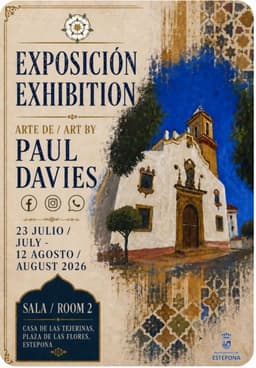 La Casa de Las Tejerinas acoge una nueva exposición de pintura del artista Paul Davies