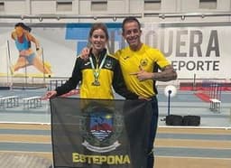 LA ATLETA DEL CLUB ATLETISMO ESTEPONA JULIA VARELA LOGRA LA MEDALLA DE BRONCE EN EL CAMPEONATO DE ANDALUCÍA SHORT TRACK DE PRUEBAS COMBINADAS