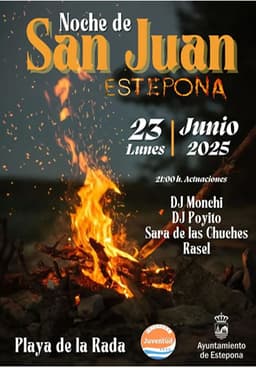 El Ayuntamiento celebra la Noche de San Juan con el concurso de Quemas, el concierto de Rasel y Sara de ‘Las Chuches’ y un mercado mágico
