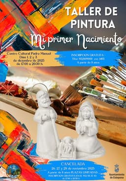 El Ayuntamiento abre el plazo de inscripción en el Taller de Pintura ‘Mi primer Nacimiento’ para niños a partir de 8 años