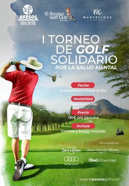 Estepona acoge el Primer Torneo de Golf Solidario de la Asociación AFESOL Salud Mental