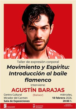 El bailaor y coreógrafo de Se llama Copla, Agustín Barajas, impartirá un taller gratuito de flamenco en la Biblioteca de Culturas Contemporáneas