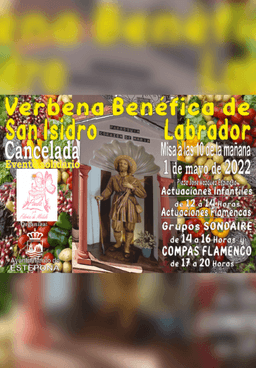 El Ayuntamiento organiza una verbena benéfica para celebrar la festividad de San Isidro en Cancelada