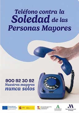 El Ayuntamiento de Estepona anima a los mayores a usar el Teléfono contra la Soledad