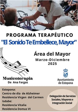 El Ayuntamiento presenta una nueva edición del programa de musicoterapia para mayores ‘El sonido te embellece’