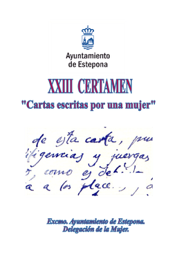 El Ayuntamiento convoca el XXIII Certamen de ‘Cartas Escritas por una Mujer’